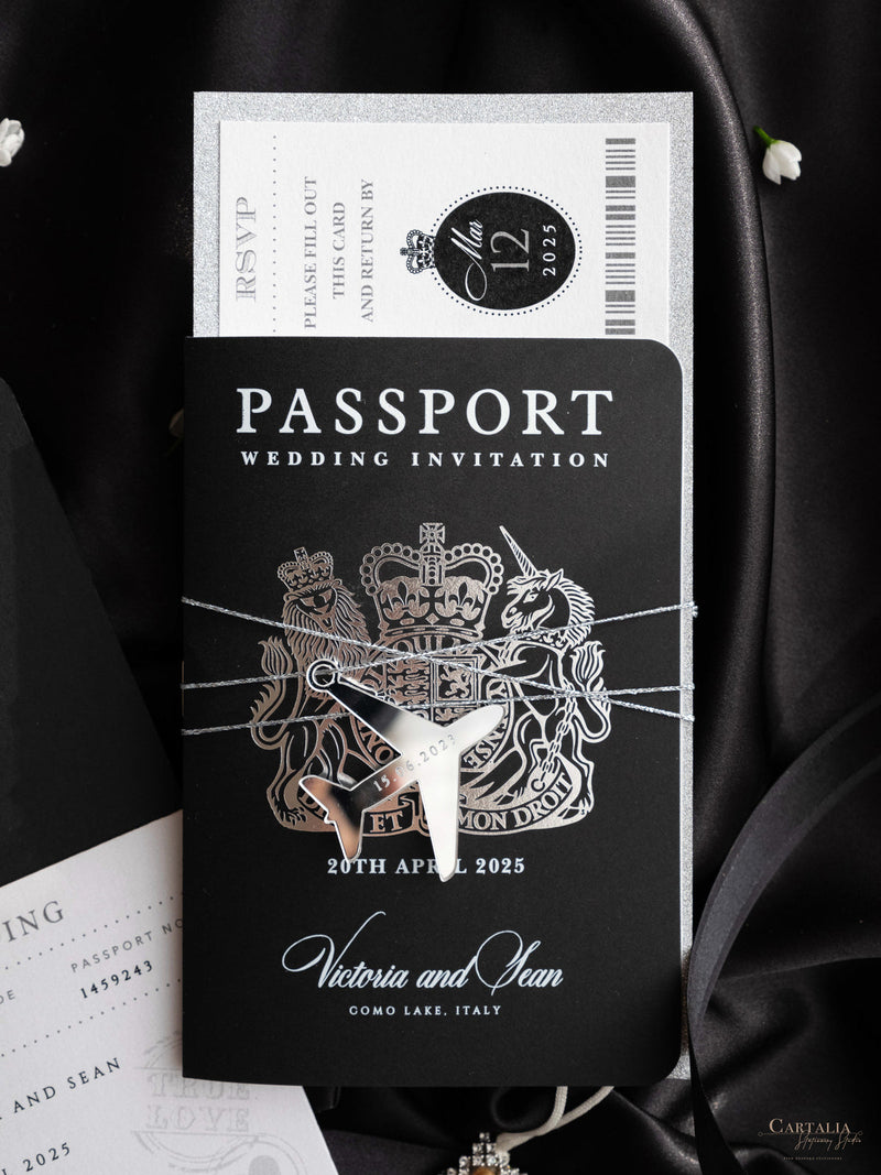 Marie Ben Gästebuch Reisepass Für 60. Geburtstag – In Rot, Mit Visa-Stempel & 32 Seiten | Personalisierbar Mit Fotos