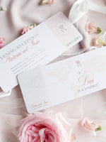 Einladung zum Abendempfang - Bordkarte/Ticketdesign