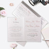 Reisepass-Hochzeitseinladung Design "Irland" mit Kleeblatt-Motiv + RSVP/Bordkarte