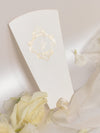 Hochzeitsfächer, einzigartiger 'Order of the Day', 'Order of Service', einzigartiges Luxus-Folienmonogramm