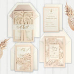 Platzkarten mit Palme, Karten aus der Tropical Collection